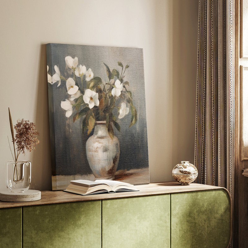Peinture sur toile encadrée, H 61 po x l 41 po