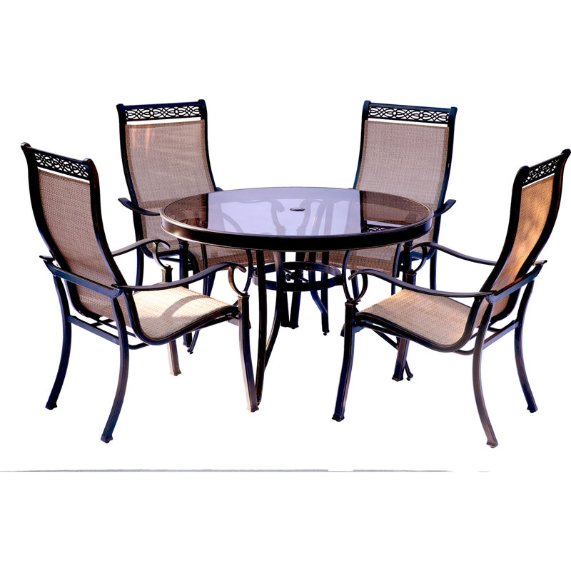 Alejando 4 - Person Patio Dining Set with Round Table