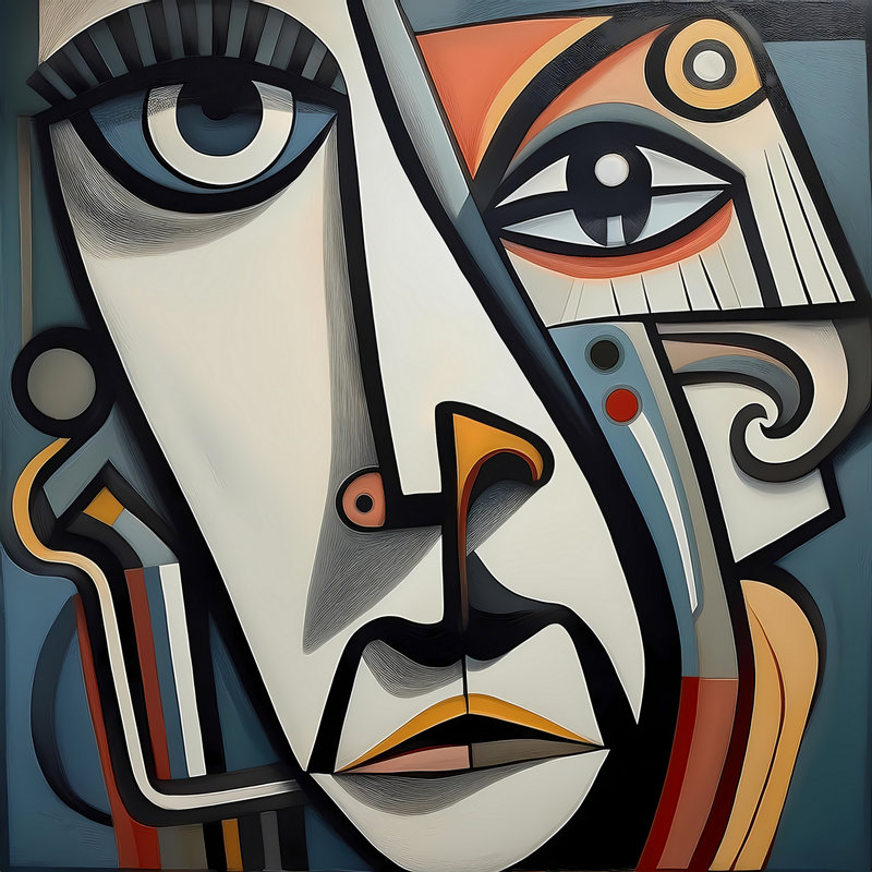 Abstract Visions, 24" H x 24" W