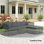 Outsunny 7-Piece Patio Furniture Cushions Water-Repellent-1123036106
