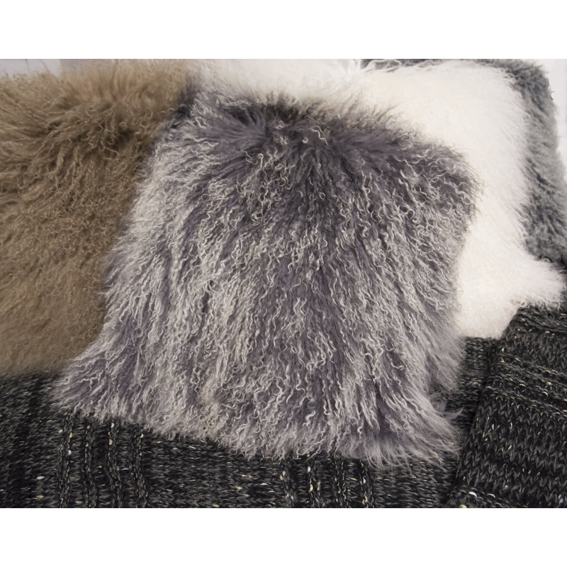  Coussin Mongolian Amazon, Gris
