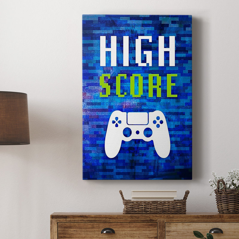 «It's Game On I», reproduction sur toile, H 18 po x l 12 po x P 1 po