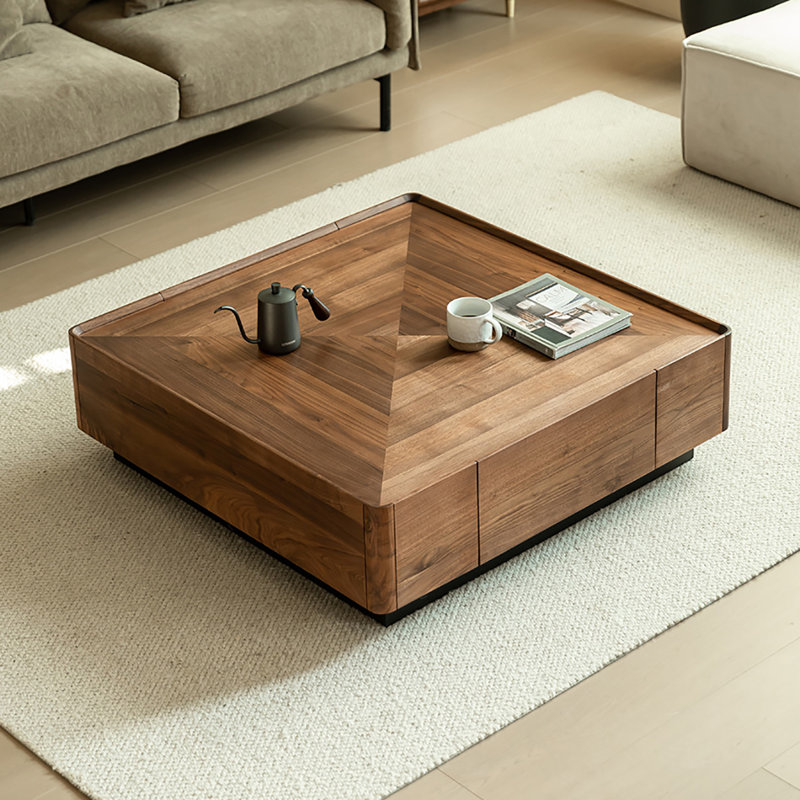 Table basse simple, H 12,2 po x L 39,4 po x l 39,4 po