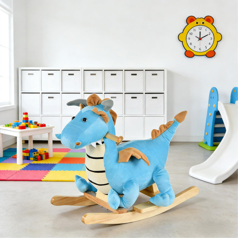 Fauteuil à bascule dinosaure, jouet à bascule pour enfants