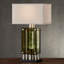 Lampe de table moderne au fini argenté 1Pc
