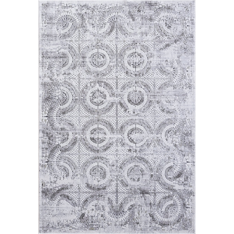 Altura Viscose Geometric Indoor Rug, Rectangle 7'10" x 10'10"
