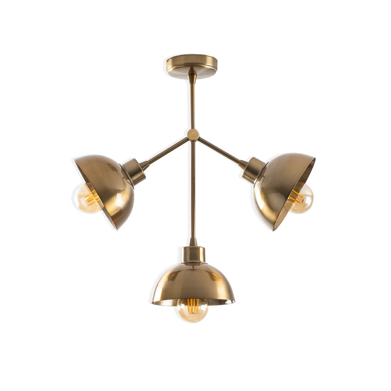 Lustre 3 lumières en métal