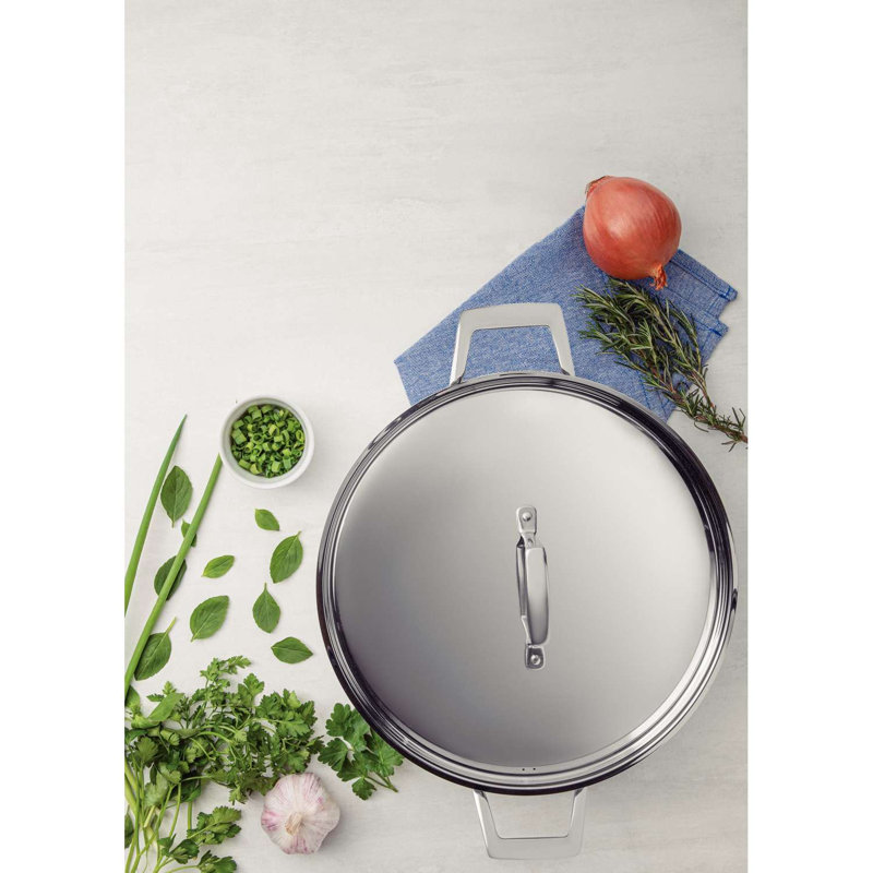 Tramontina Grano 3-Ply Stainless Steel Shallow Dish 30cm (5.6l)