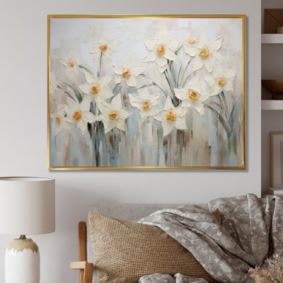 Minimalisme - jonquilles blanches II - impression