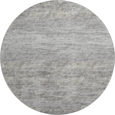 Premium Machine Washable Mayfield Silver Rug