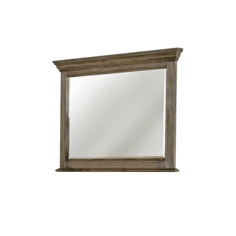 Miroir transitionnel l 46,4 ", chêne vieilli