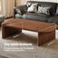 Table basse ovale 47 po, table d'appoint Farmhouse