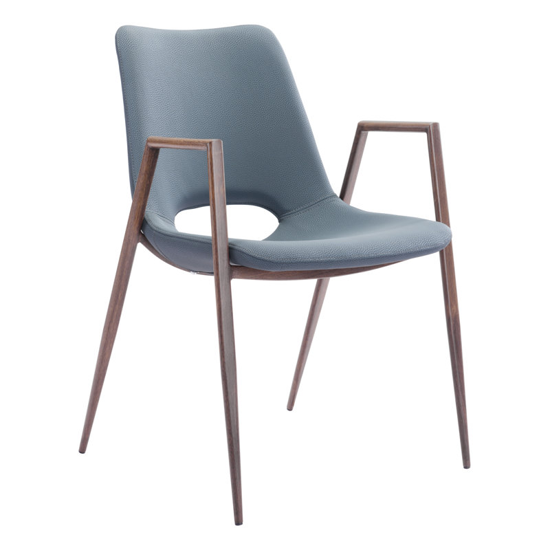 Ensemble de chaises Katherleen (ensemble de 2), Gris azur