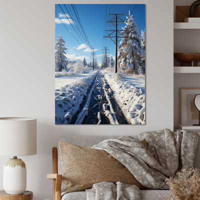 «Spednic Power Lines Electric Reverie II», reproduction sur toile