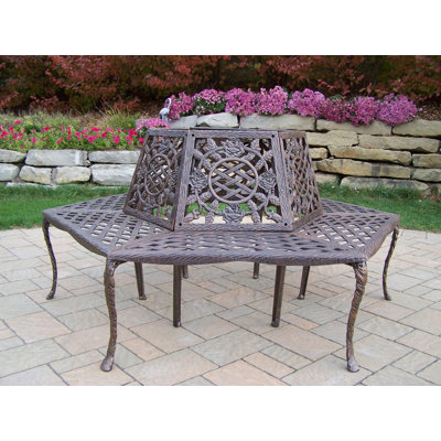 Banc d'arbre en aluminium Robertsdale West Side
