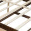 Lit plateforme en bois avec tête de lit multi-rangement, USB et 2 tiroirs-1404891758