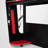 Full Size Gaming Bunk Bed, Side-Mounted RGB Desk with USB Ports, Floor Bunk Design, Esports-Inspired, Teen Bedroom-800859967