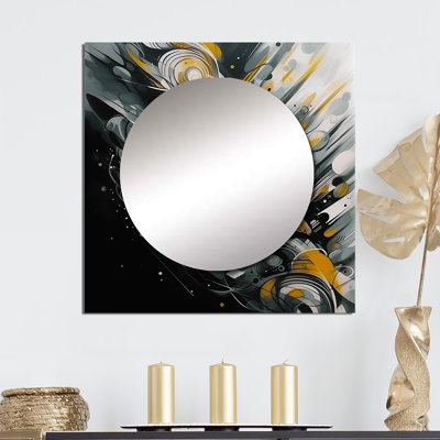 Porche - Miroir mural géométrique moderne pour chambre à coucher