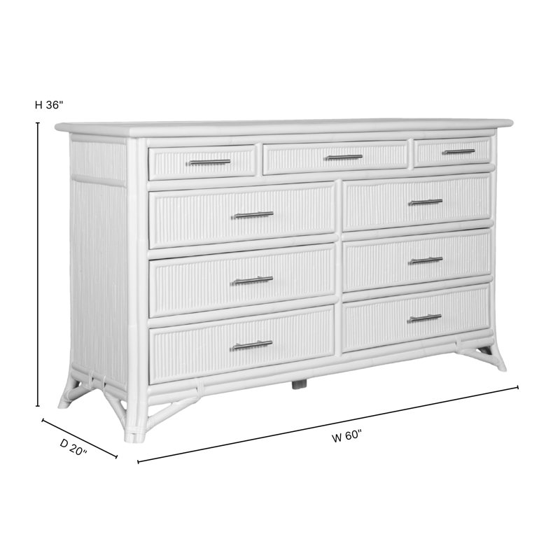 Bermuda 9 - Drawer Dresser, Navy