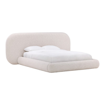 Lit plateforme tapissier Ringo, Kaia Snow