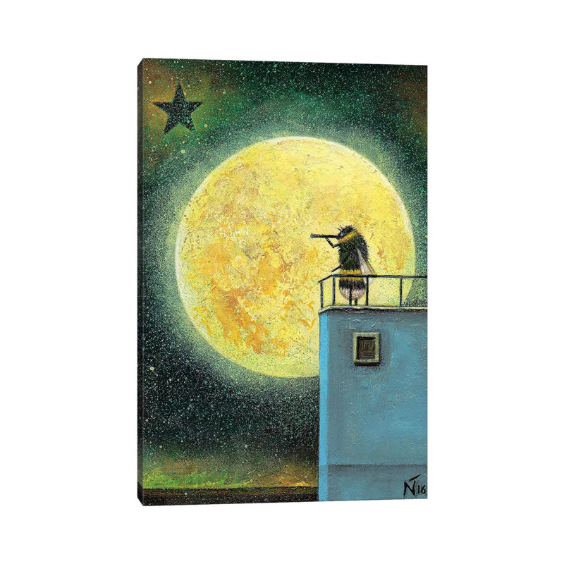 Across the Universe par Neil Thompson - impression d'art graphique, Toile tendue, H 12 po x l 8 po x P 0,75 po