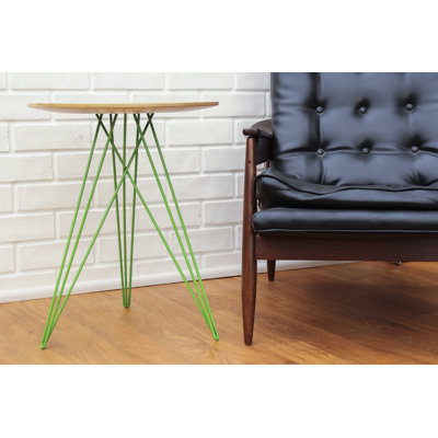 Hudson Solid Wood Top End Table
