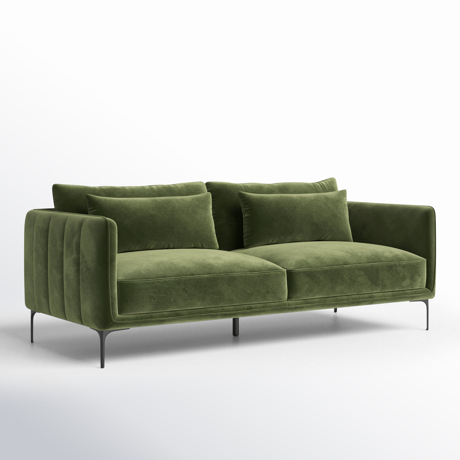 Rae 84 " Sofa, Falkirk Military Green