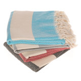 Ensemble de 4 serviettes turques 100% coton 38 x 70 | Serviette de plage surdimensionnée et à séchage rapide | Collection Diamond 