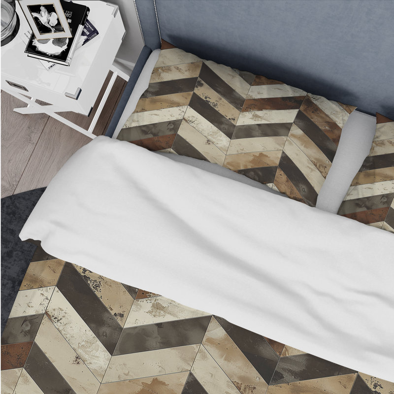 Ensemble de housse de couette Modern, Housse de couette pour grand lit et 2 taies décor