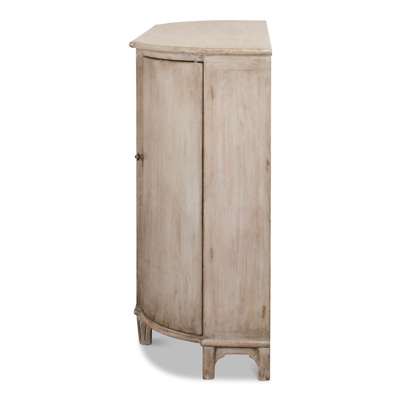 Brooks 63'' W Solid Wood Sideboard, Stone Gray