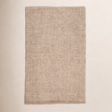 Oceana Natural Solid Light Gray/ Tan Area Rug