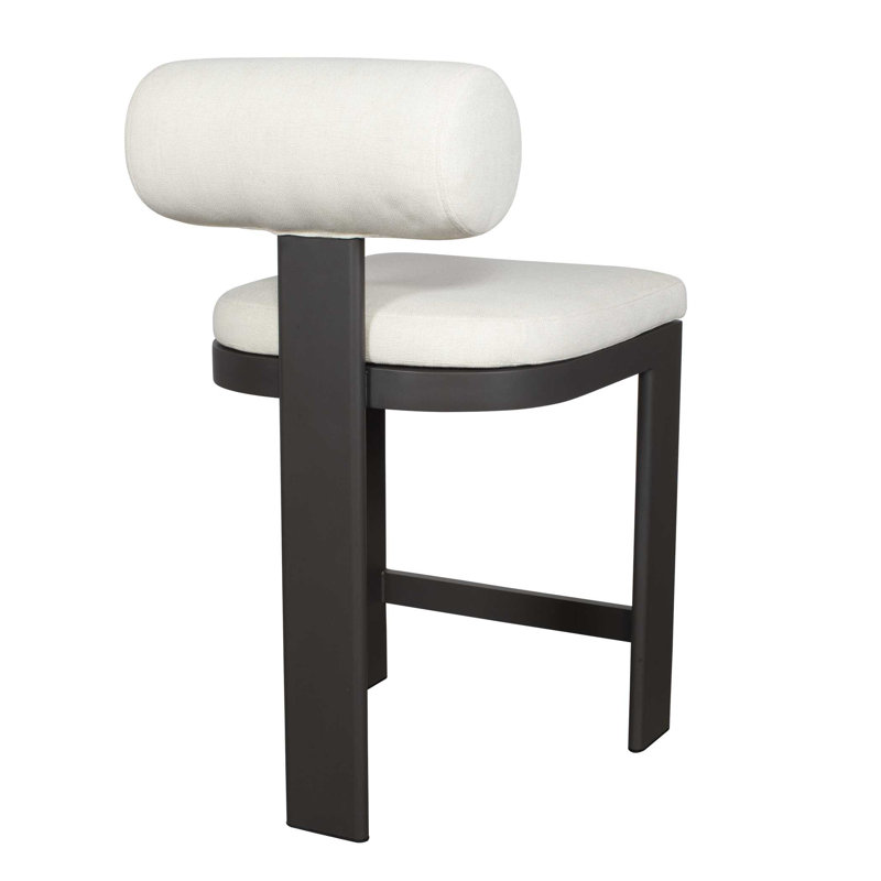 Uttermost Bolster Back Outdoor Bar Stool, 26"