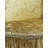 Gold Vanity Stool with Button Tufted