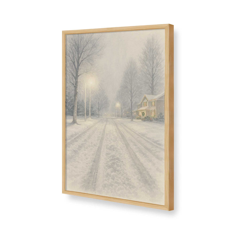 «Silent Nightfall», reproduction d'art, 12 po x 16 po, Érable américain