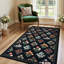 Tapis lavable à motif floral rétro avec envers antidérapant Vintage Garden-908615553-908615558