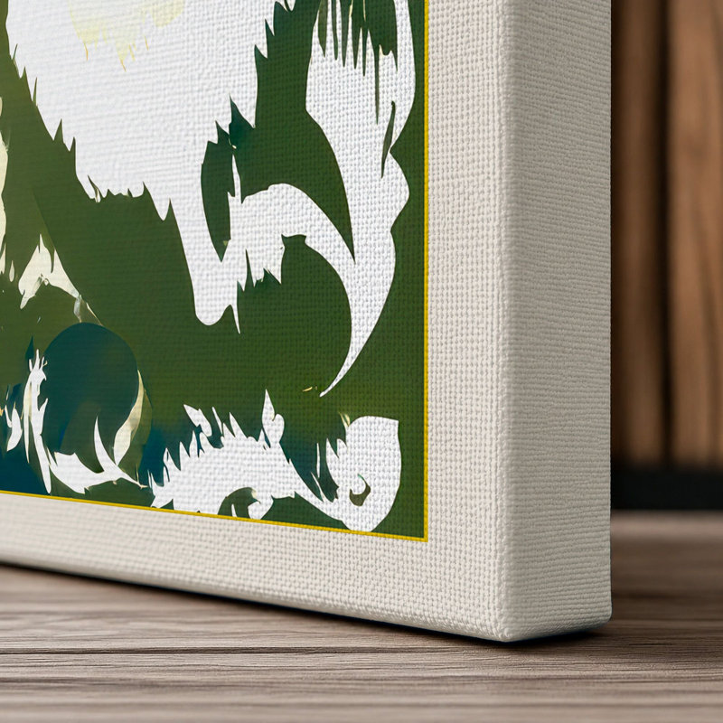 Symmetrical Butterfly Boho - Print, 24x16 - 61.0 x 40.6 cm, Cream Border