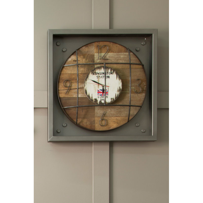 Lake City Solid Wood Wall Clock