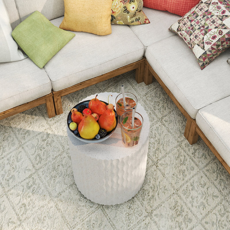 Round Lace Side Table