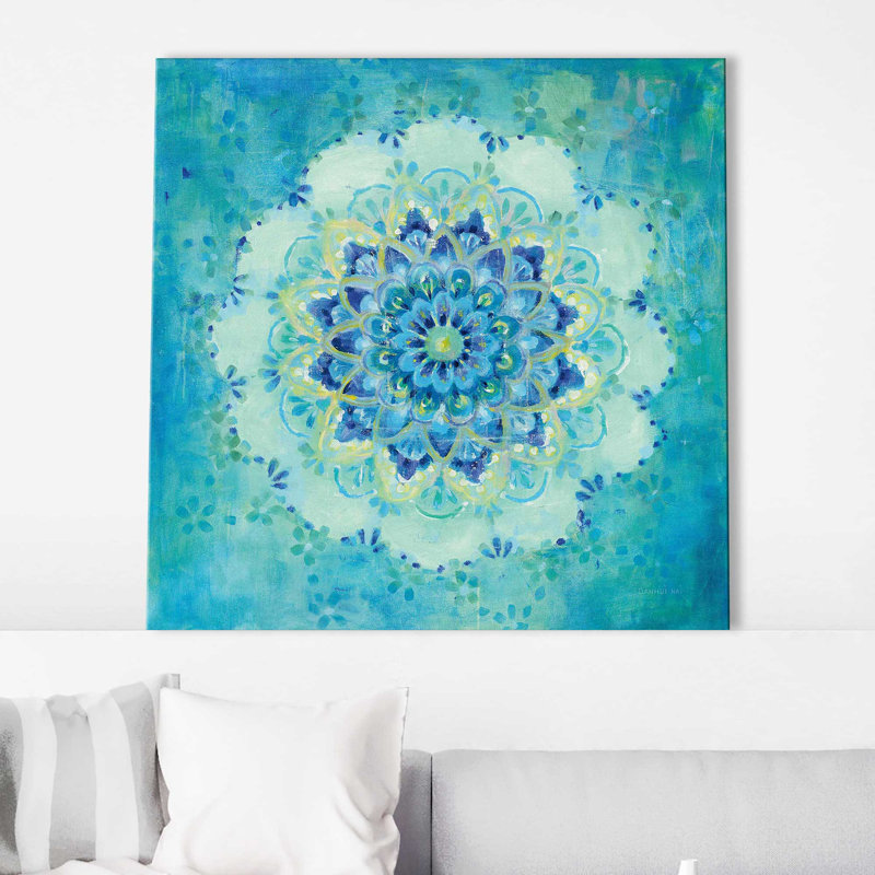 Coastal Jewels - Peinture, Toile tendue, H 24 po x l 24 po x P 1,5 po