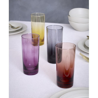 Verres Oneida Golden Hour Hiball, ensemble de 4