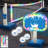2-In-1 LED Pool Volleyball & Basketball Game Set, Light Up Pool Sport Combo Set With 14In LED Rim,4 Glow Balls, 2 Base, Pump, For Adults & Family