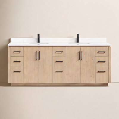 Cloverfield 84'' Double Bathroom Vanity