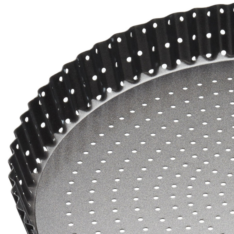 MasterClass Crusty Bake 28cm Non-Stick Fluted Round Flan / Quiche Tin