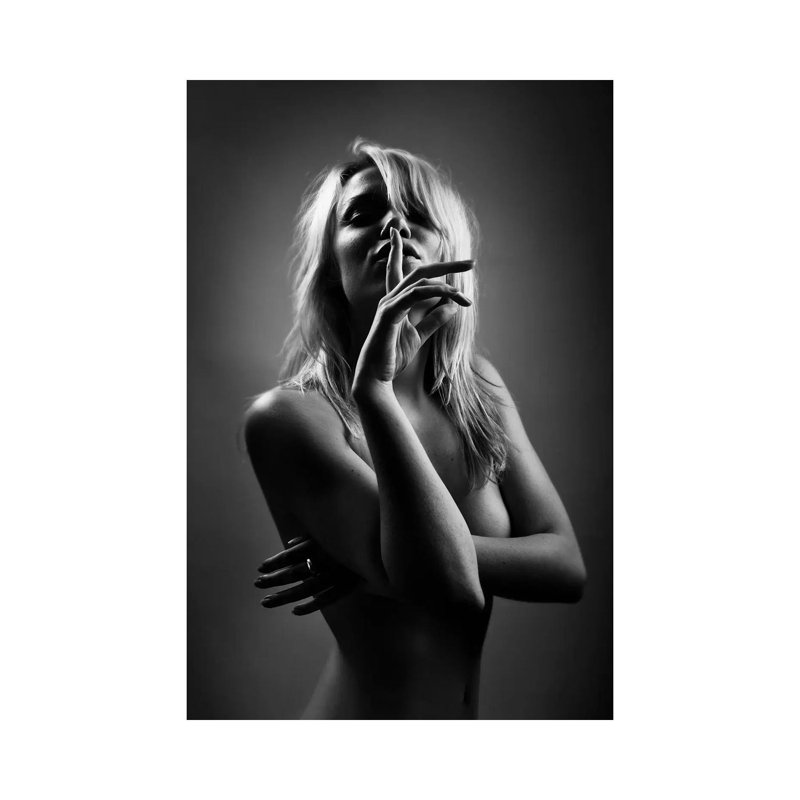 Shoosh 1 Piece Wrapped Canvas Wall Art, 101.6 cm H x 66.04 cm W x 3.175 cm D