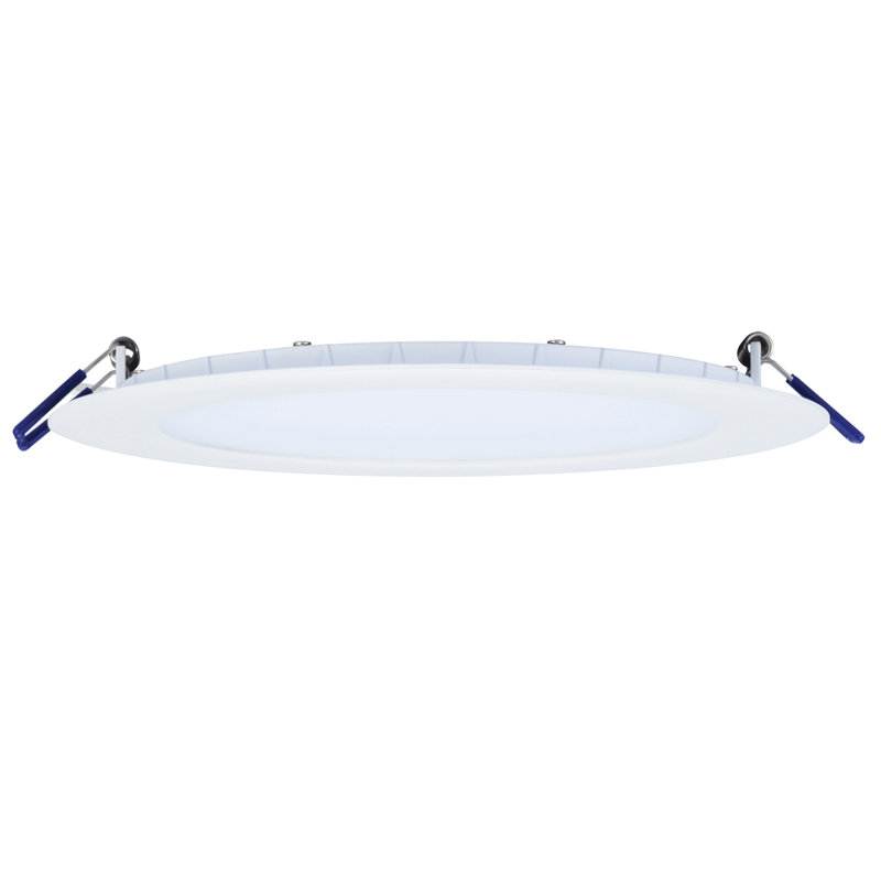 Bordure encastrée ronde 8 po Economy, Blanc, 3 000 K