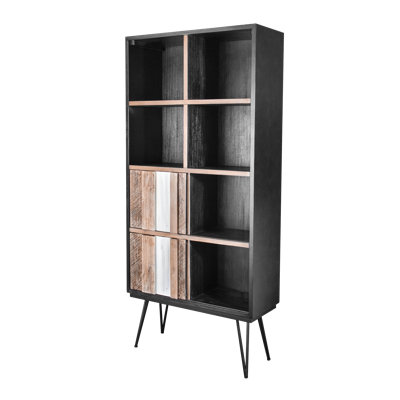 Blaze 195cm H x 90cm W Wood Standard Bookcase