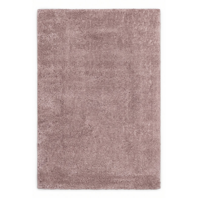 Tapis intérieur ton sur ton de 4 pi x 6 pi (3 pi 11 po x 5 pi 11 po), rose, moderne et contemporain - salon, chambre à coucher, salle à manger et cuisine