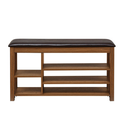 Shoe Bench With Storage Compartments by Loon Peak