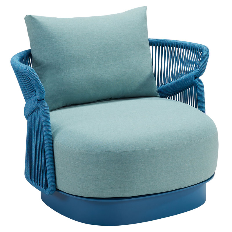 Aio Outdoor 6 - Piece Conversation Set, Teal, Blue