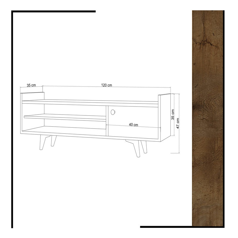 Patria Unfinished TV Stand
